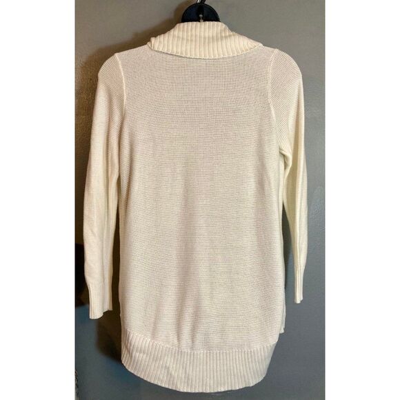 eddie bauer white knit open front cardigan - Picture 6 of 6